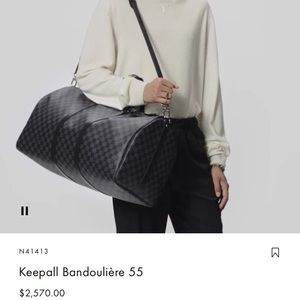 Louis Vuitton Keyball 55 luggage